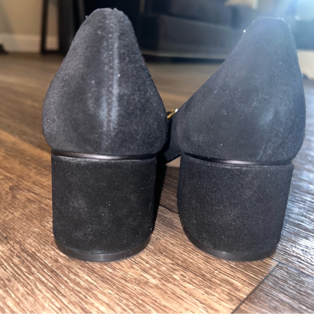Black healed shoes